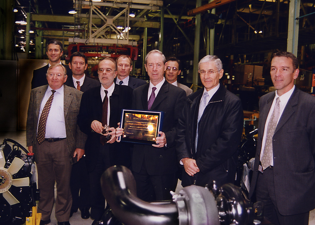 2002-Octobre- Réception chez John Deere à l'occasion du 20000ème moteur