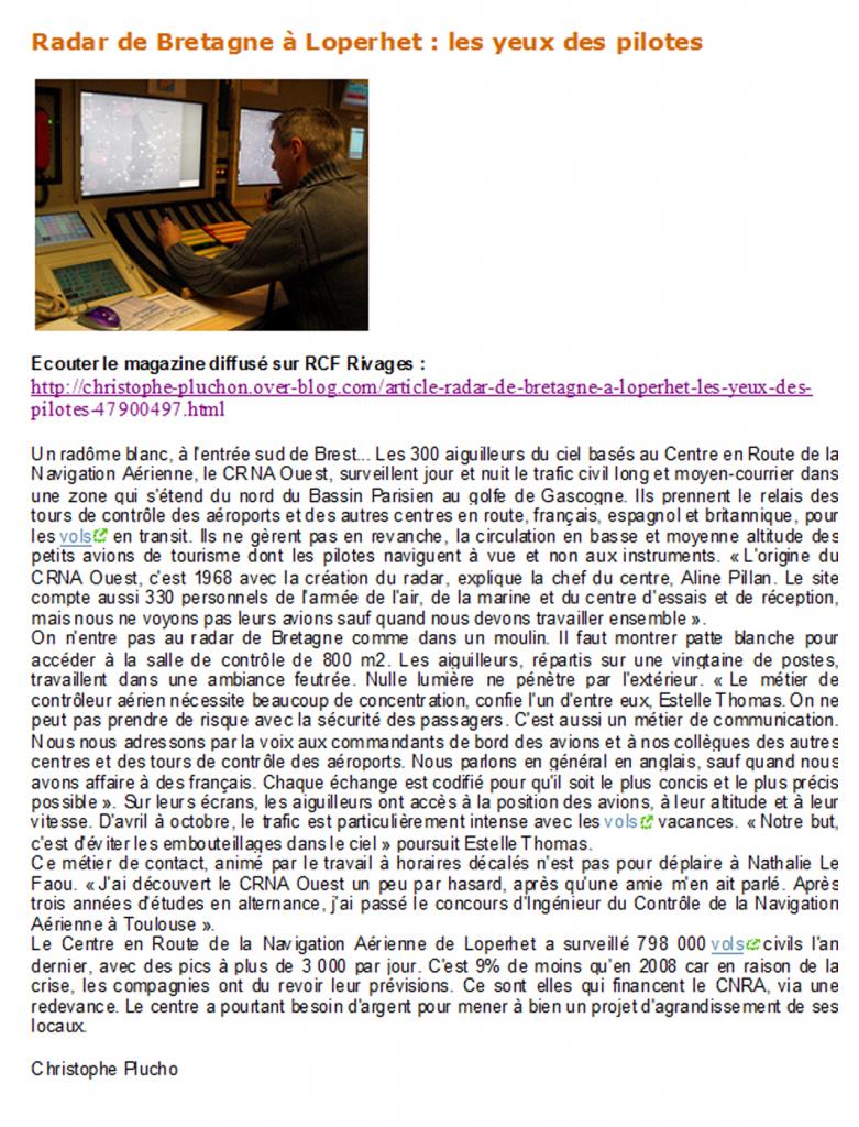 emission de radio RCF